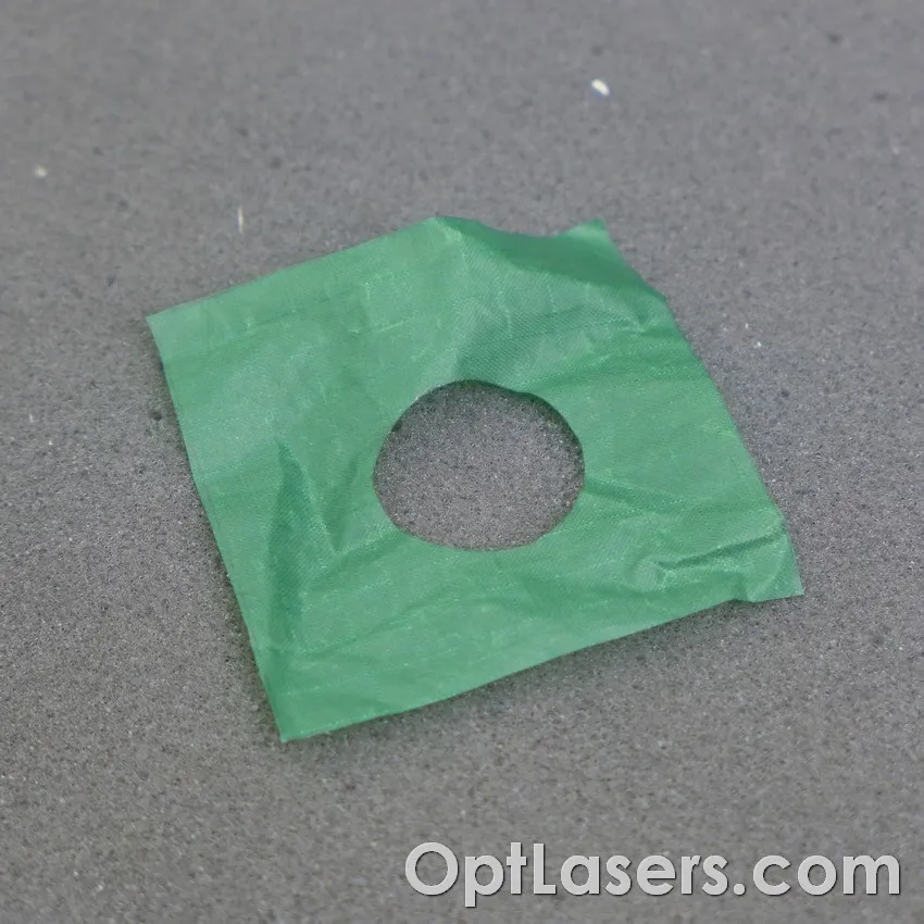 Green Ortalion laser cutting